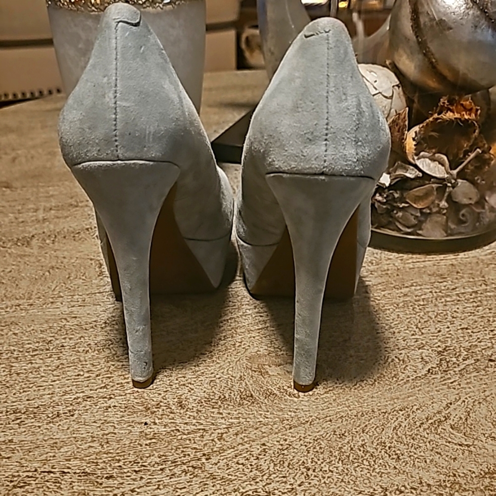 Jessica Simpson Baby/ Powder Blue 💙 platform heel